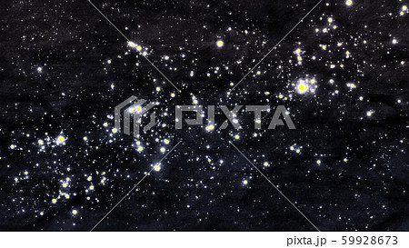 天の川銀河と満天の星空の背景イメージ素材のイラスト素材