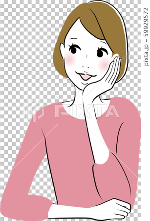 笑顔　女性 59929572