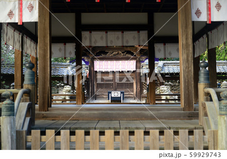 池田伊居太神社神楽殿と拝殿-1 池田伊居太神社神楽殿と拝殿-1 59929743