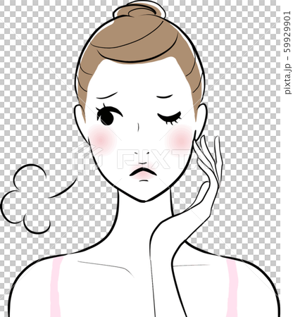 Skin trouble women Skin trouble women 59929901