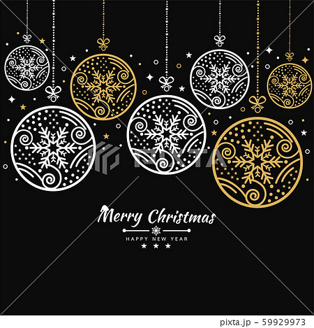 Merry Christmas background with Snowflake icons Merry Christmas background with Snowflake icons 59929973