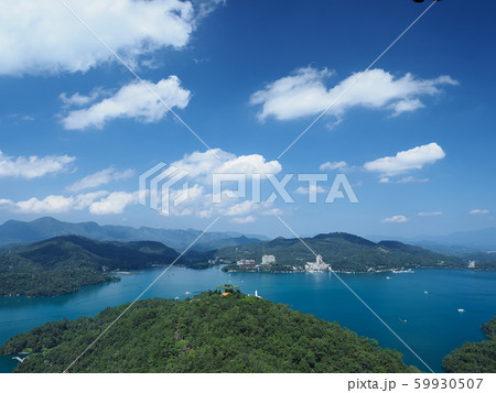 台湾・日月潭 慈恩塔からの眺め/ Sun Moon Lake, Taiwan 59930507