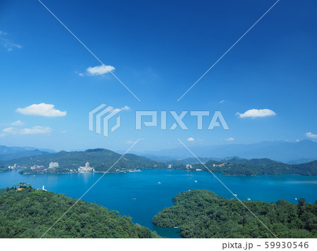 台湾・日月潭 慈恩塔からの眺め/ Sun Moon Lake, Taiwan 59930546