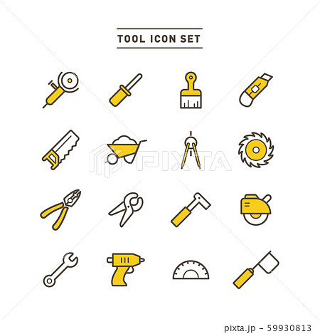TOOL ICON SET 59930813