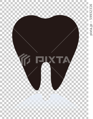 歯シルエット 59932316