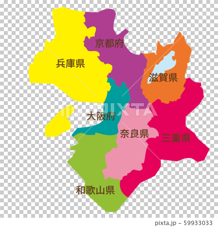 近畿 地方 の 地図