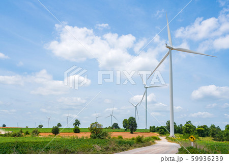 Wind turbine renewable energy source summer Wind turbine renewable energy source summer 59936239