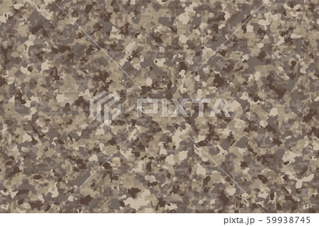 Desert Forest Digital Camouflage [Light Green and Brown Color], Highly sophisticated camouflage pattern to destroy visibility from digital devices, Strategy for hiding and disguising from detection. 59938745