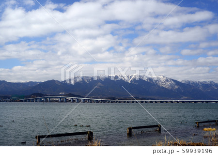 琵琶湖大橋と比良山地-3 琵琶湖大橋と比良山地-3 59939196