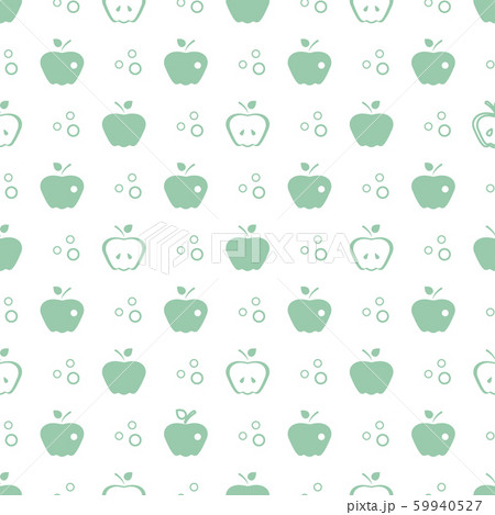 Seamless pattern with apples Fruit background. 59940527