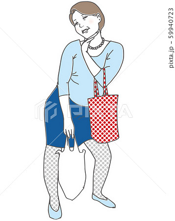 買い物中の女性 59940723