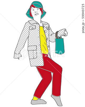 買い物中の女性 59940725