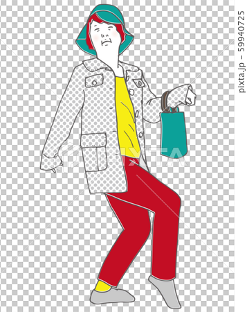 買い物中の女性 59940725