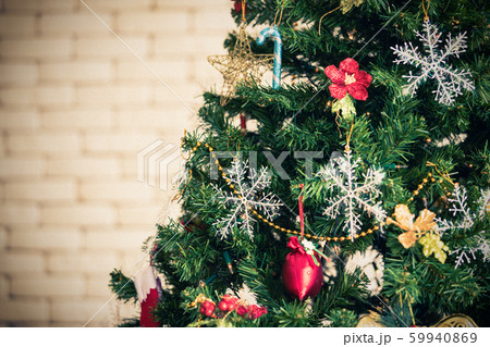 Close up video of Christmas tree.. 59940869