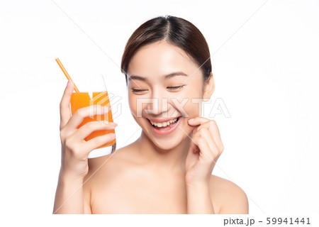 女性　ヘルスケア　ジュース 59941441