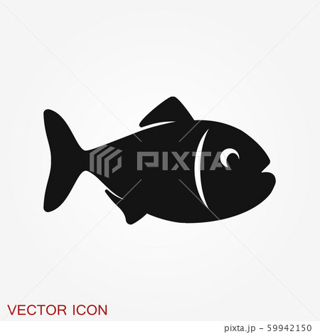 Fish Icon, vector illustration for design 59942150