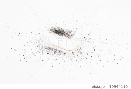 Bar toilet with the addition of activated carbon on a white background, close-up, cleanliness, hygiene Bar toilet with the addition of activated carbon on a white background, close-up, cleanliness, hygiene 59944110