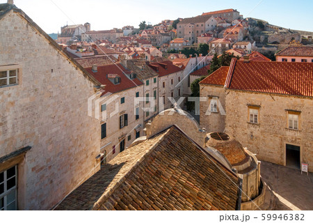 クロアチア ドブロブニクの街並み Dubrovnik Croatiaの写真素材