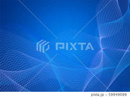 Abstract guilloche pattern (vector complicated blue line texture). Blank background useful for business layout, backdrop for design project certificate, diploma, official document, formal paper 59949099