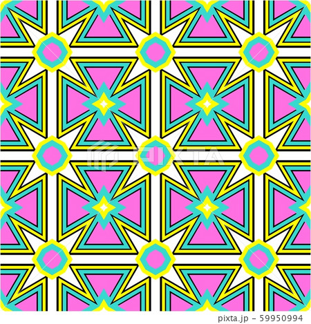 Vintage geometric pattern in retro 80s style. 59950994
