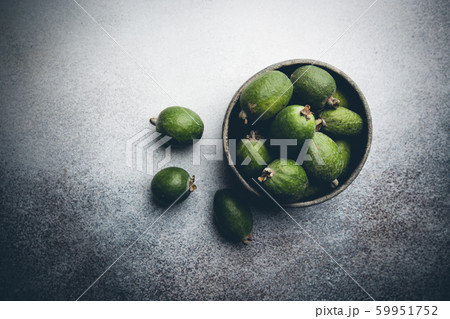 Tropical fruit feijoa 59951752