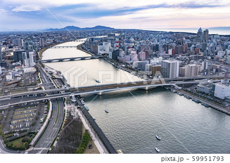 新潟市の夕景 新潟市の夕景 59951793
