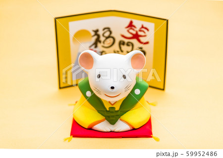 干支飾　子年　ねずみ年 59952486