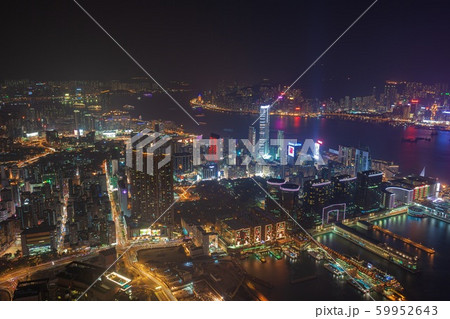 中華人民共和国・香港 SKY100からの夜景 59952643