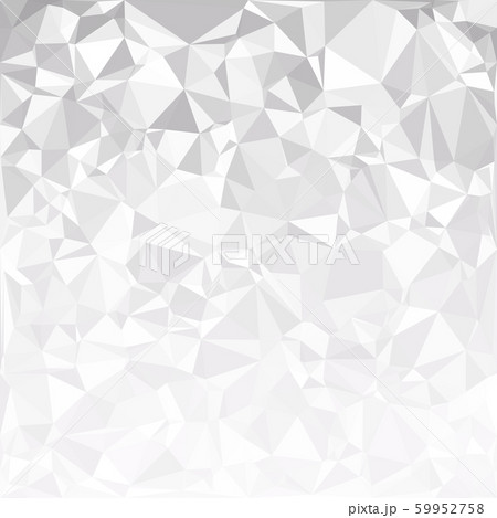Gray White Polygonal Background, Creative Design 59952758