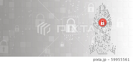 internet digital security technology concept for 59955561