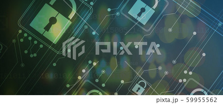internet digital security technology concept for 59955562