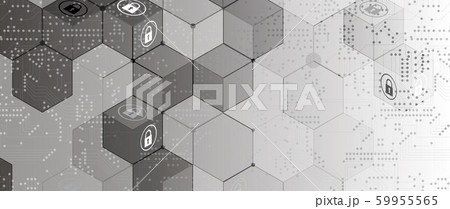 internet digital security technology concept for 59955565