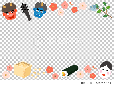 Setsubun frame Setsubun frame 59956874