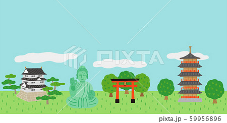 日本の建造物　風景 59956896