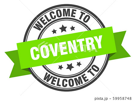 Coventry stamp. welcome to Coventry green sign 59958748
