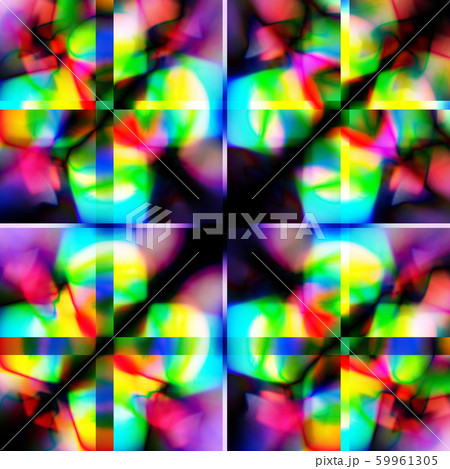 Holographic background in the style of the 80-90s. Real texture of cellophane film in bright acid Holographic background in the style of the 80-90s. Real texture of cellophane film in bright acid 59961305