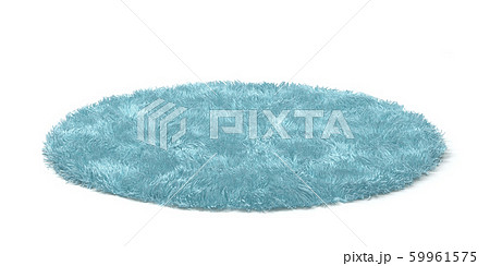 Clean round floor carpet 59961575