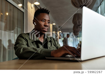 african american man using computer 59962267
