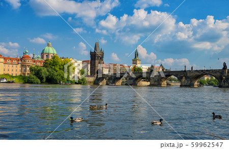 Prague old town and Charles bridge 59962547