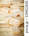 pieces of wood on the boards background 59962806