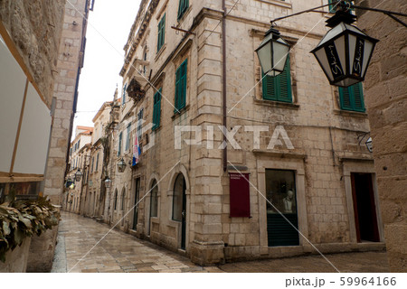 冬のクロアチア・ドブロブニクの裏路地 Dubrovnik, Croatia 冬のクロアチア・ドブロブニクの裏路地 Dubrovnik, Croatia 59964166