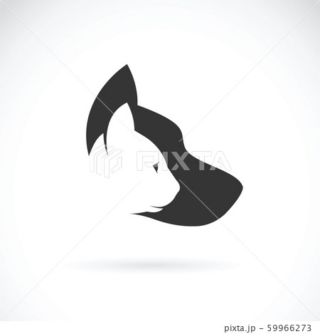 Vector image of dog and cat on white background. Vector image of dog and cat on white background. 59966273