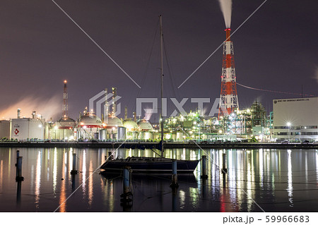 工場夜景　三重　四日市 59966683