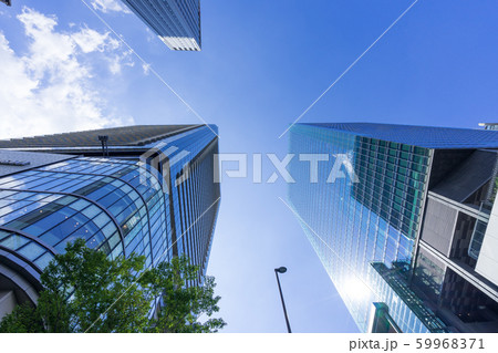 大阪府大阪市北区　大阪駅前　グランフロント大阪タワー 南館　北館　リンクス梅田 超高層ビル群  59968371