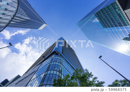 大阪府大阪市北区　大阪駅前　グランフロント大阪タワー 南館　北館　リンクス梅田 超高層ビル群 59968375