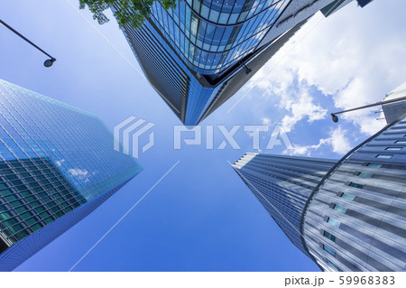 大阪府大阪市北区　大阪駅前　グランフロント大阪タワー 南館　北館　リンクス梅田 超高層ビル群 59968383
