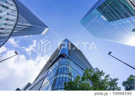大阪府大阪市北区　大阪駅前　グランフロント大阪タワー 南館　北館　リンクス梅田 超高層ビル群 59968390
