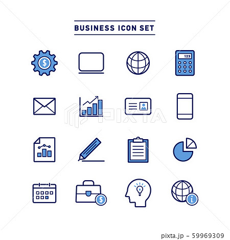 BUSINESS ICON SET 59969309