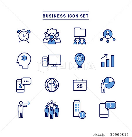 Business Icon Setのイラスト素材