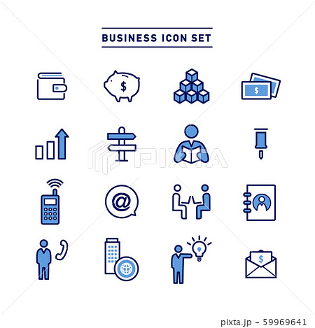 BUSINESS ICON SET BUSINESS ICON SET 59969641